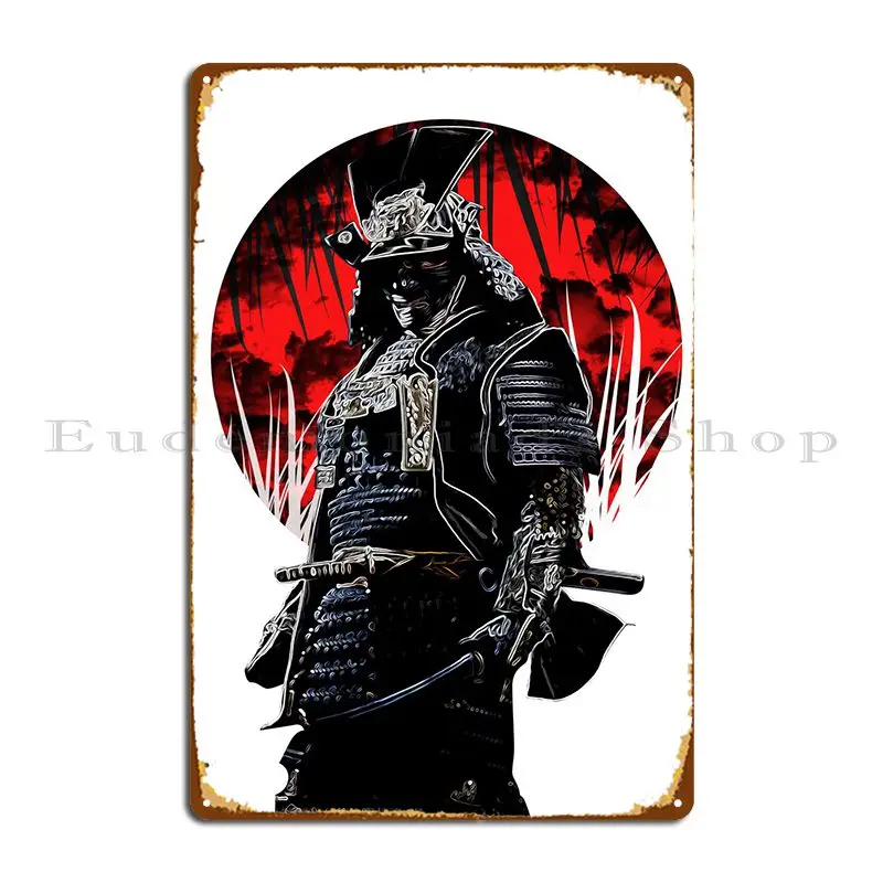 

Bushido, Япония, металлическая модель, домашний клубный бар, индивидуальный винтажный жестяной плакат