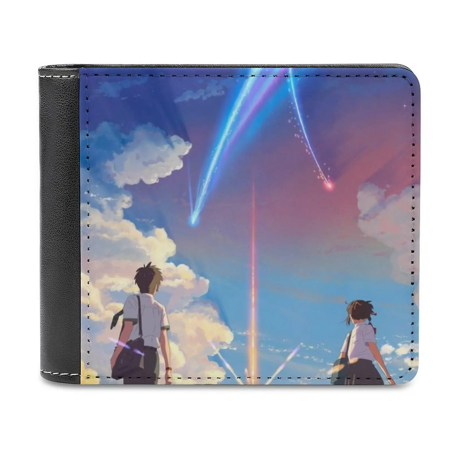 Kimi No Na Wa Your Name Anime Movie Poster Best Res Fashion Credit Card Wallet Leather Wallets Personalized Wallets For Men And