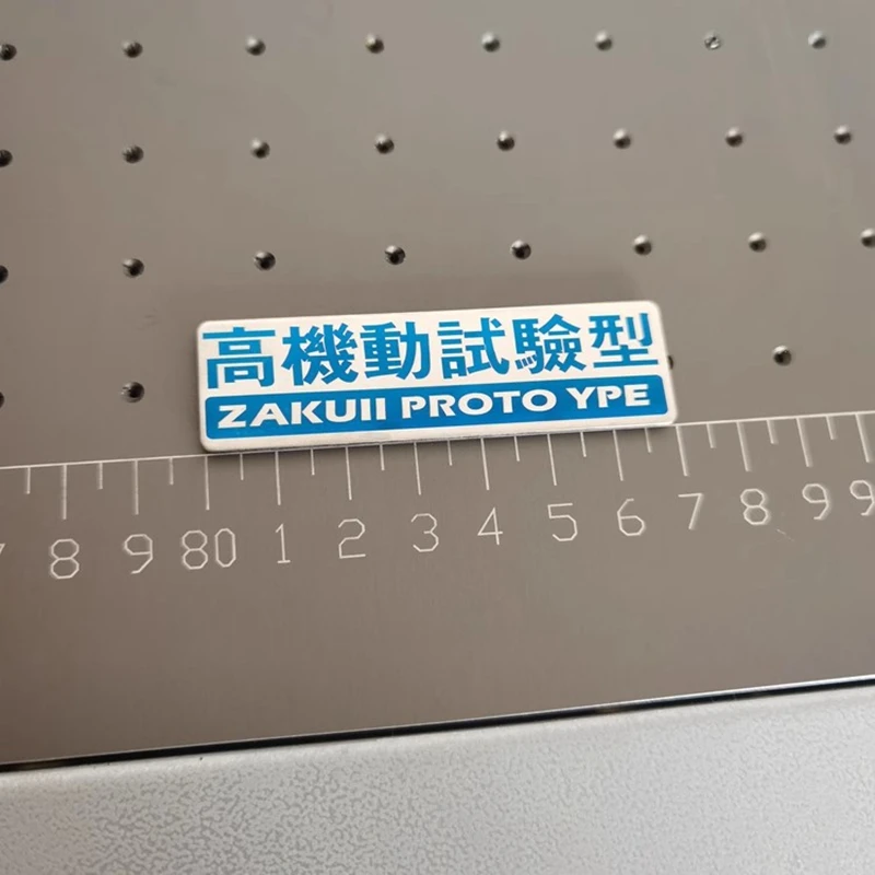 

На заказ 70 мм x 20 мм наклейки из нержавеющей стали по индивидуальному заказу для автомобиля, мотоцикла, внешние аксессуары, самоклеящиеся