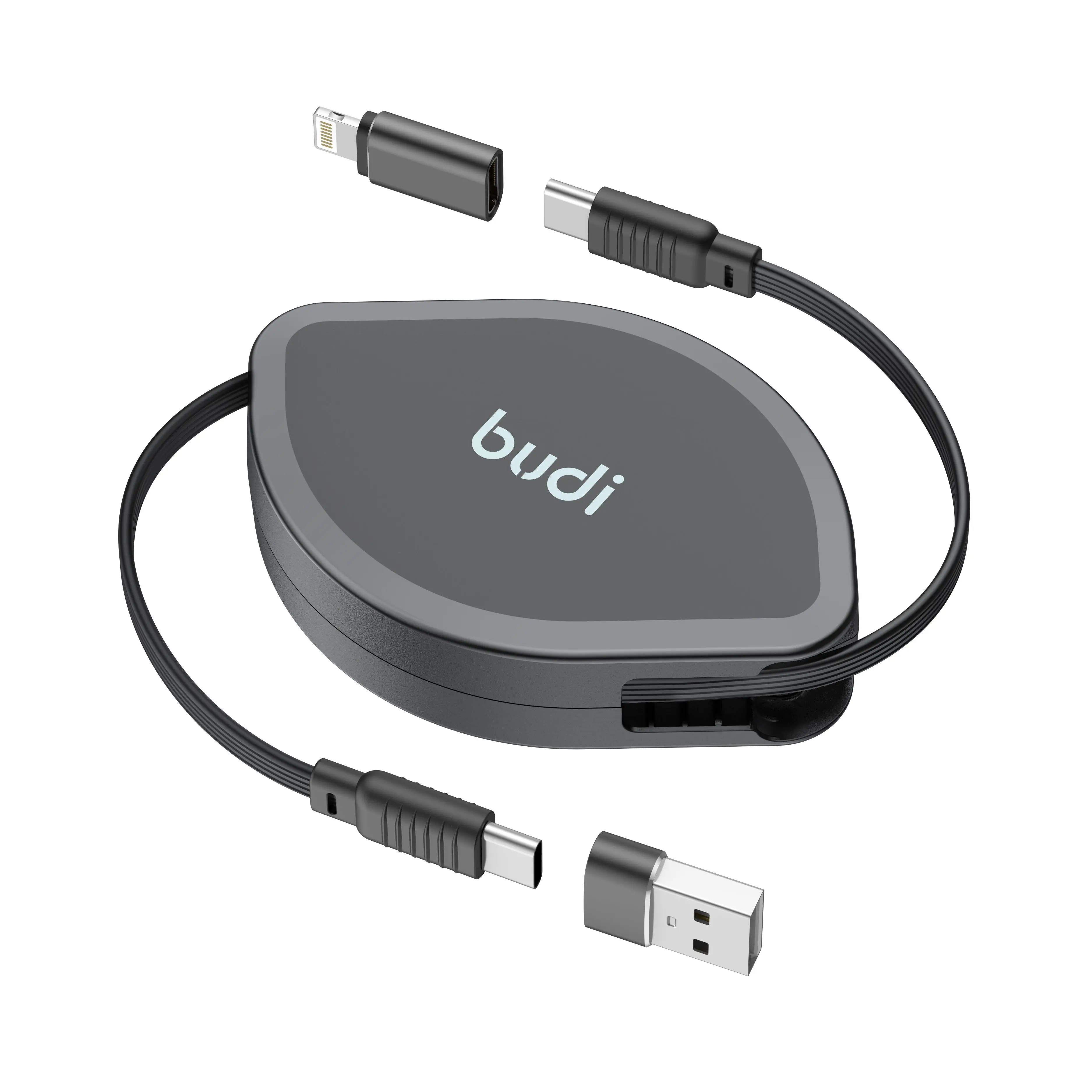 

Budi PD 65W 20W Consumer Electronics Usb C Cable Iphone Micro Lightning Extensor Date Cord Cabo Tipo C Mini Sata Adapter 4 In 1