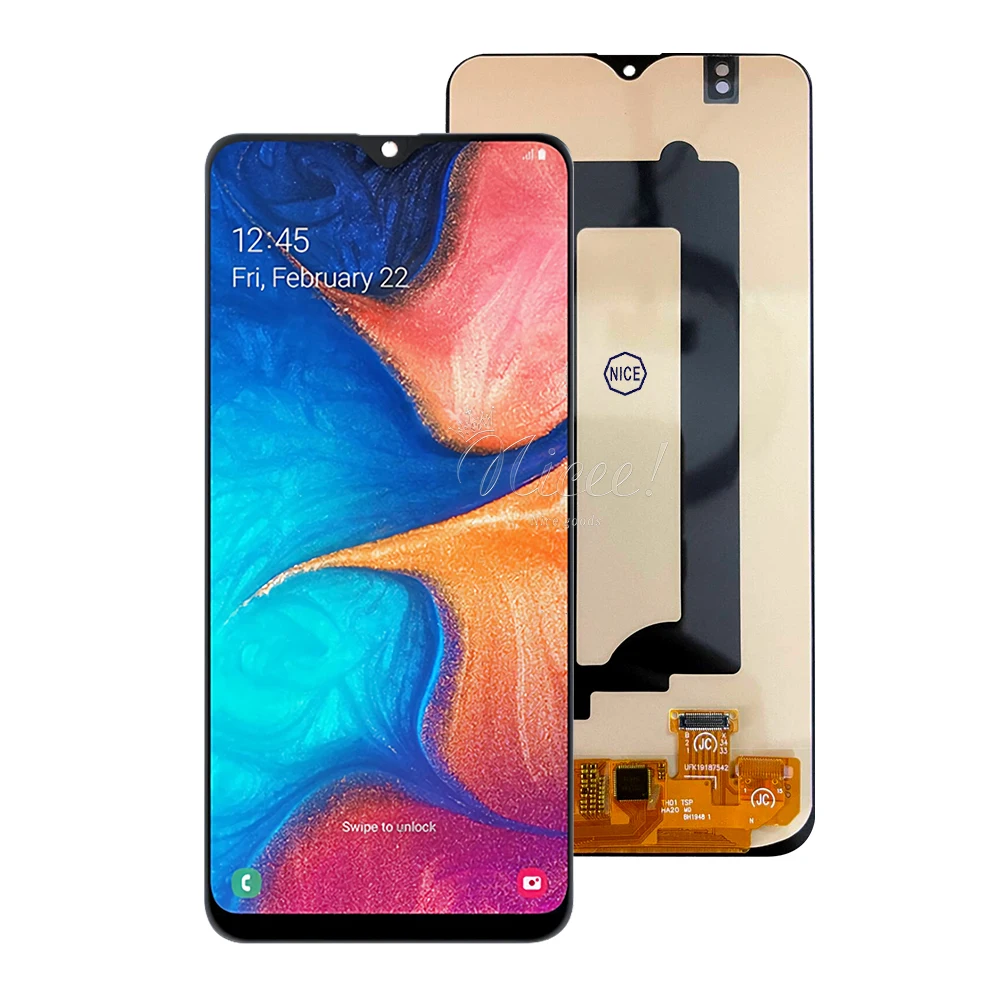 Фото Super AMOLED для Samsung A20 A205 ЖК-дисплей с дигитайзером сенсорного экрана для Galaxy SM-A205F A205G A205U Замена дисплея в сборе №2