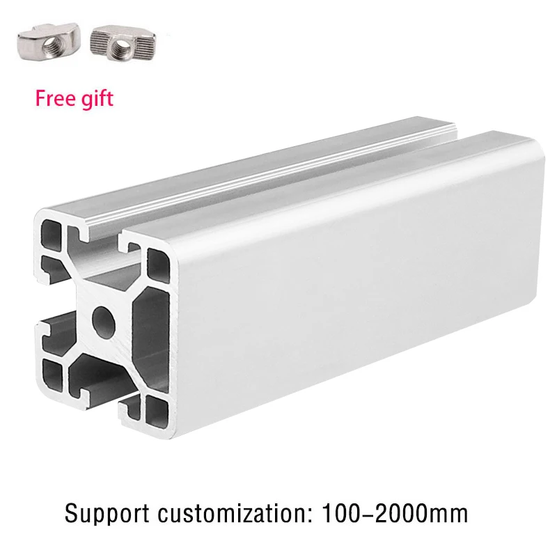 

1PC 4040 N1 Aluminum Profile European Standard Anodized Extrusion 100mm-1200mm Linear Rail 300 600 800mm For CNC 3D Printer