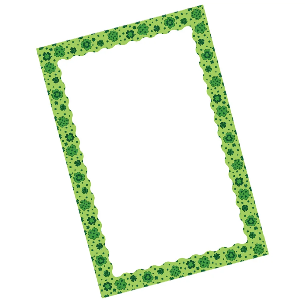 Бордюры доски ирландские наклейки декор для классных бюллетеней трилистник