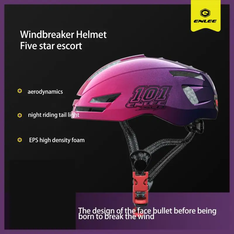 

Enlee велосипедный шлем, Ultra светильник MTB, горный велосипед, шлем для езды на велосипеде, USB зарядка, Предупреждение светильник, градиентный шлем для мужчин, женщин, мужчин