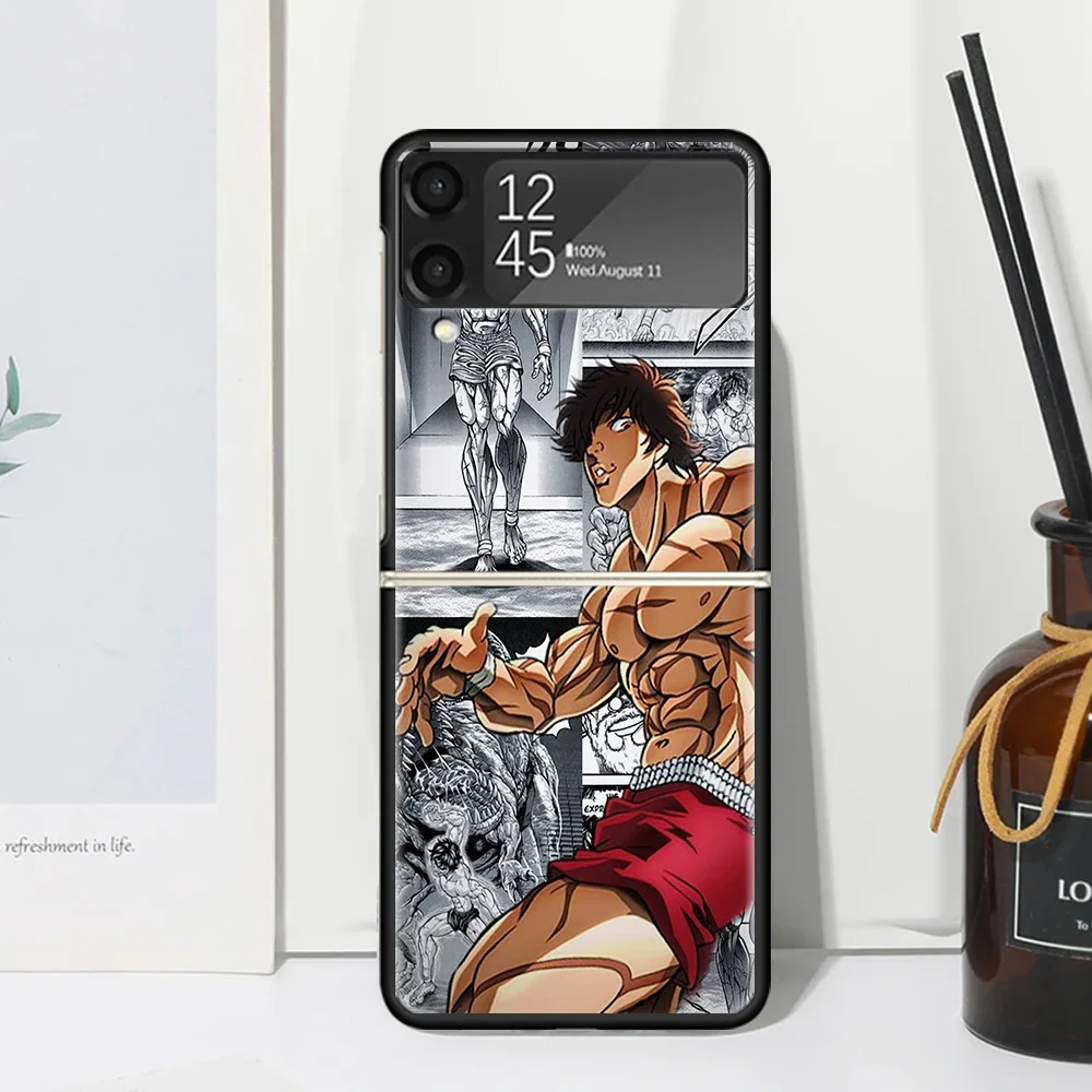 Оригинальный чехол Baki the Grappler в стиле аниме для телефона Samsung Galaxy Z Flip Zflip 6 Flip6 5 Flip5 4