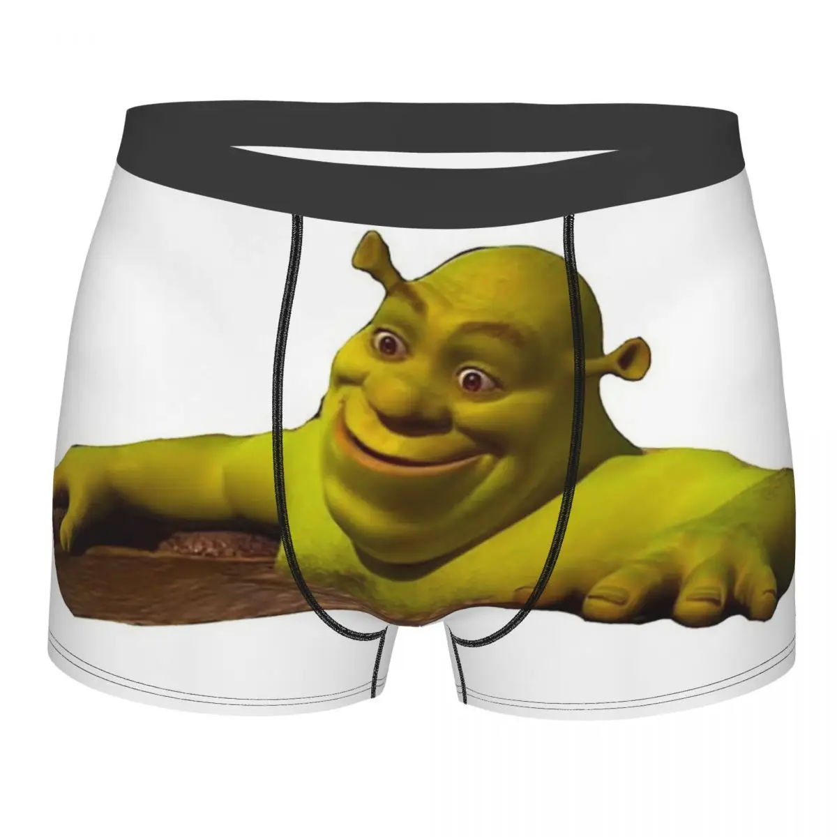 

Cartoon Shrek Green Comedy Film Mens Underwear Boxers Boxer Hombre Men Underwear Take A Bath Boy Boxers Shorts Print