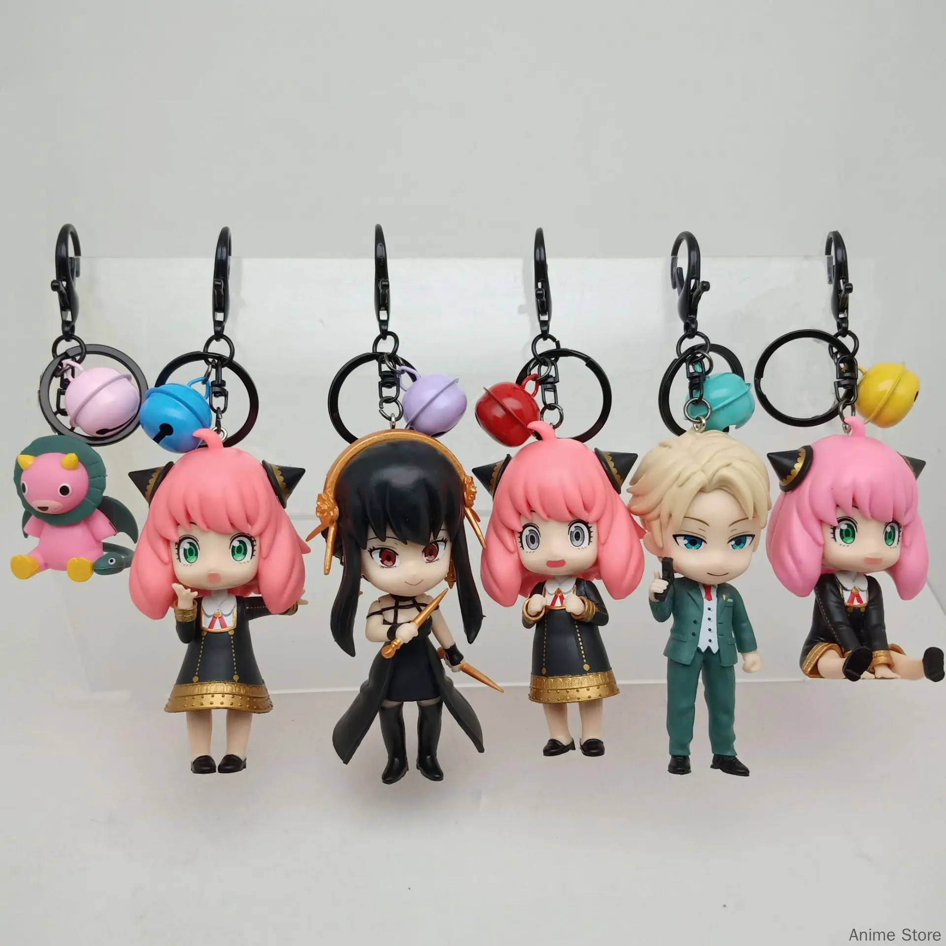 

6 шт./Набор Новинка 10 см аниме шпион x семейство Loid Yor Anya копия кавайная фигурка брелок из ПВХ коллекционные игрушки куклы Подарки