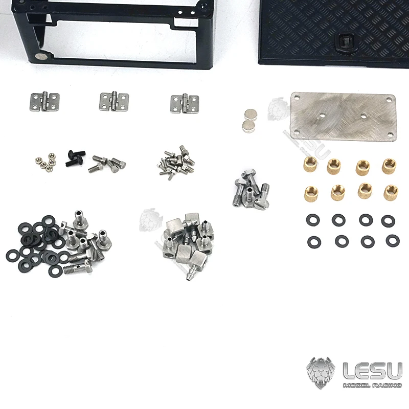 Фото LESU RC Parts Ящик для инструментов Реверсивный клапан для 1/14 RC Roll On/Off Гидравлический грузовик Кран Самосвал Модель Запасные части Аксессуар TH20190 №2