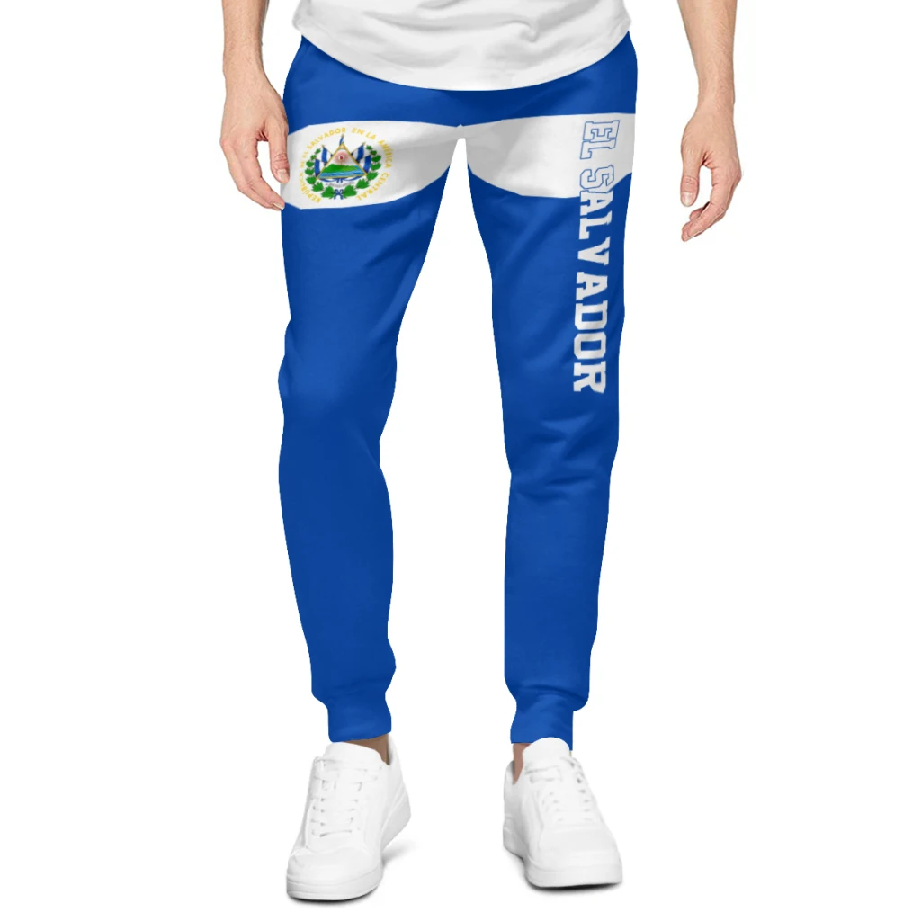 Мужские спортивные штаны с флагом Сальвадора карманами Джоггеры для футбола