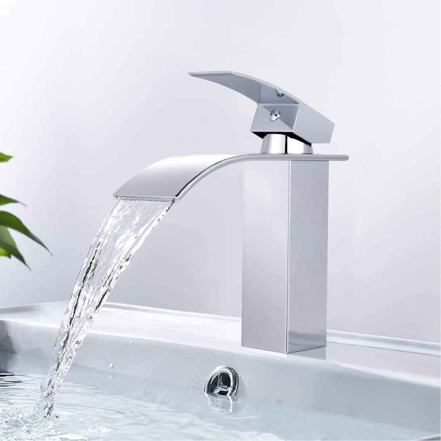 

Basin Faucet Waterfall Faucet Bathroom Sink Hot Cold Water for Bathroom Faucet Bathroom Accessories