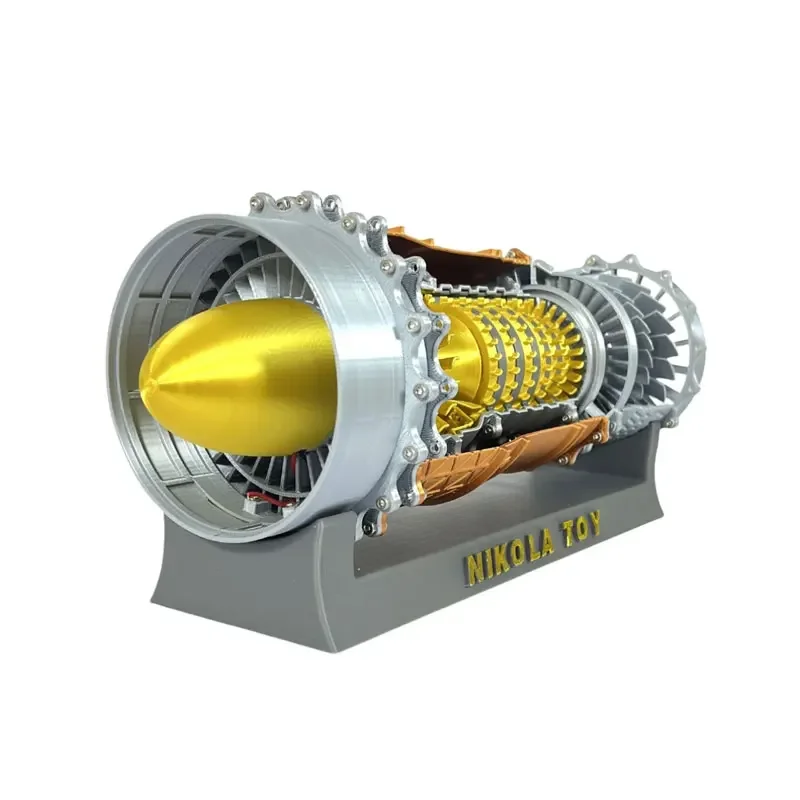Модель турбинного двигателя J 20 WS 15 с турбовентилятором миниатюрная модель для