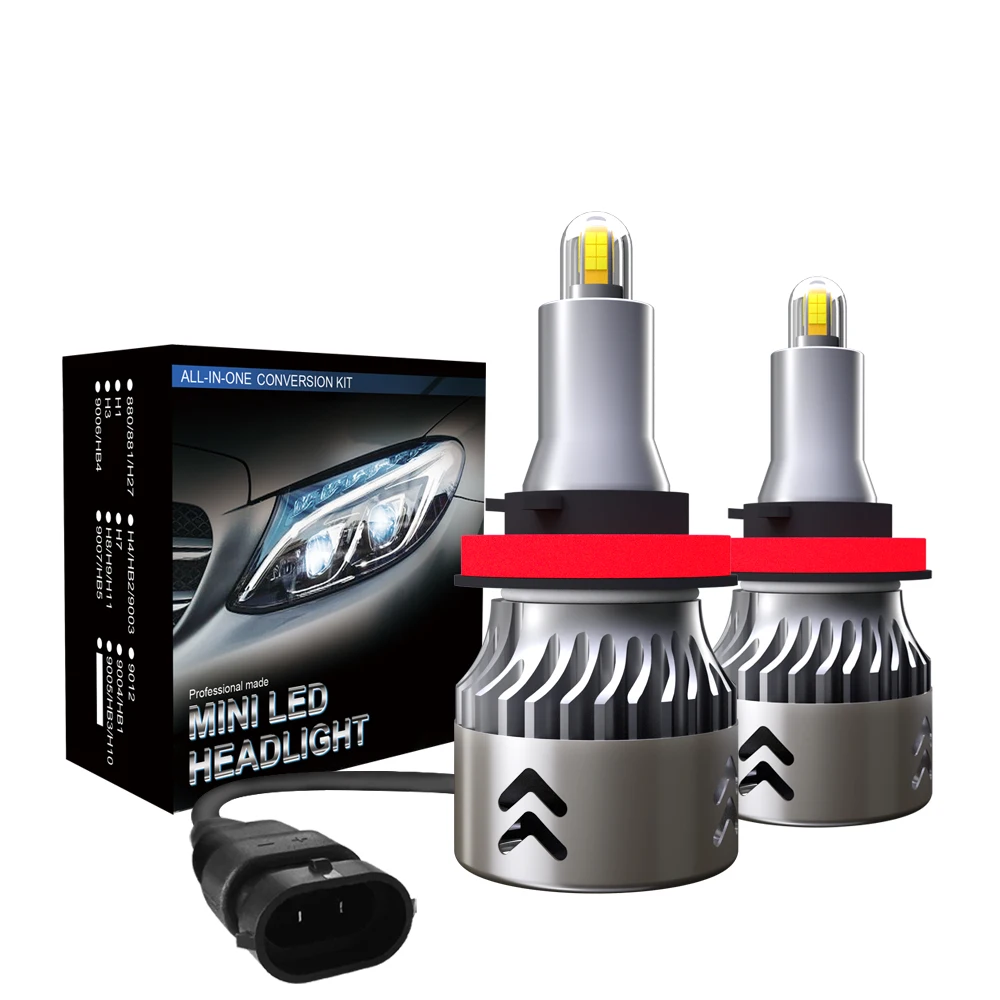 

2Pcs 360 H7 Led Headlights Canbus No Error H1 H8 H9 H11 Auto Bulb Turbo CSP Hb3 Hb4 9012 Hir2 Lamps Ice 9005 9006 Car Lights