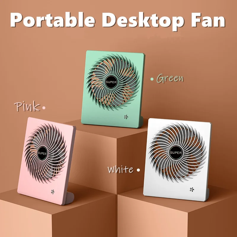 

Новинка 2021, вентилятор с 5 зубчатыми USB-портами для офисного стола, электрический вентилятор для зарядки, портативный бесшумный перезаряжае...