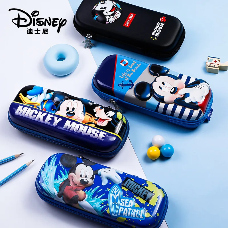 Case Cute Mickey School Pencil Box Pouch Pen Case Pen Bag Supplies Stationery Kid Gift