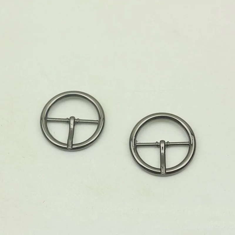 30pcs 30mm Round Metal Belt Buckle Adjust Pin Buckles DIY Women Coat Sewing Buttons for Bags Clothing Decor Accessorie