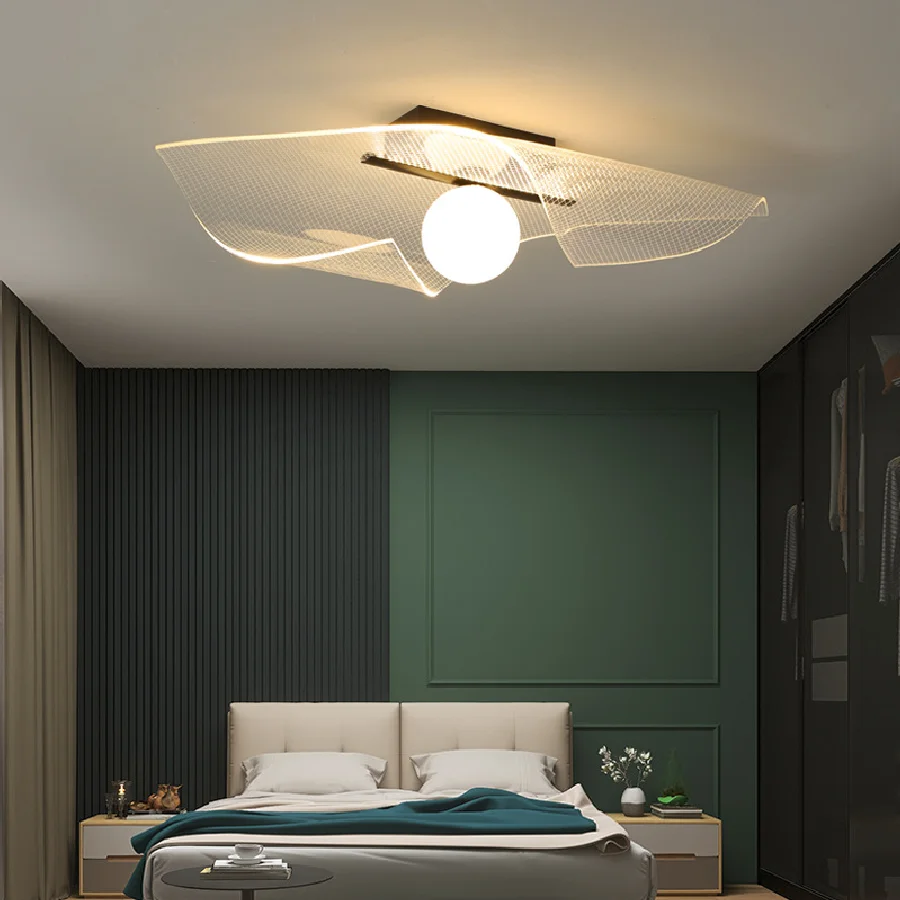 

Европейская креативная потолочная Светодиодная лампа в стиле постмодерн, люстра с акриловой поверхностью украсит гостиную и спальню