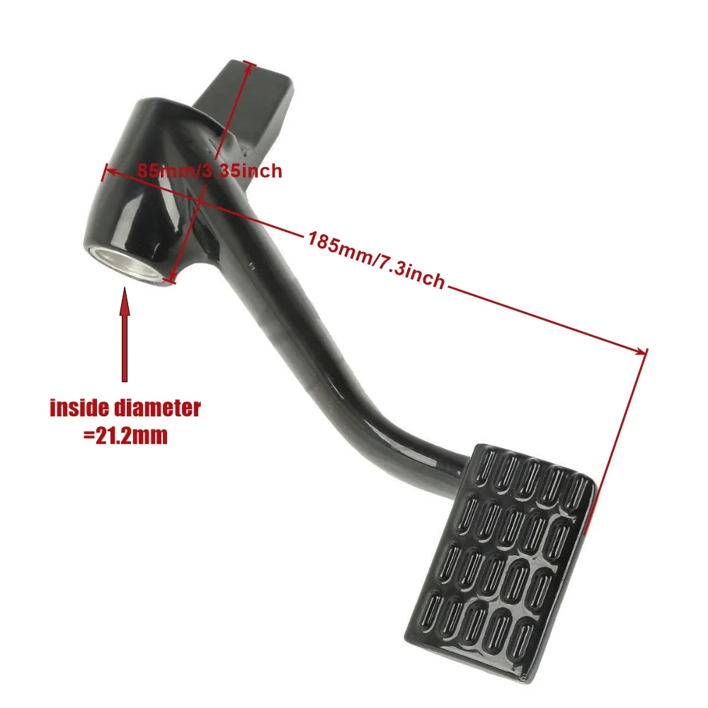 Черный задний ножной тормозной рычаг Black Forward Controls для Sportster 04-13 07 11 06 (art.: 3920db3d87ca3) - 3920db3d87ca3