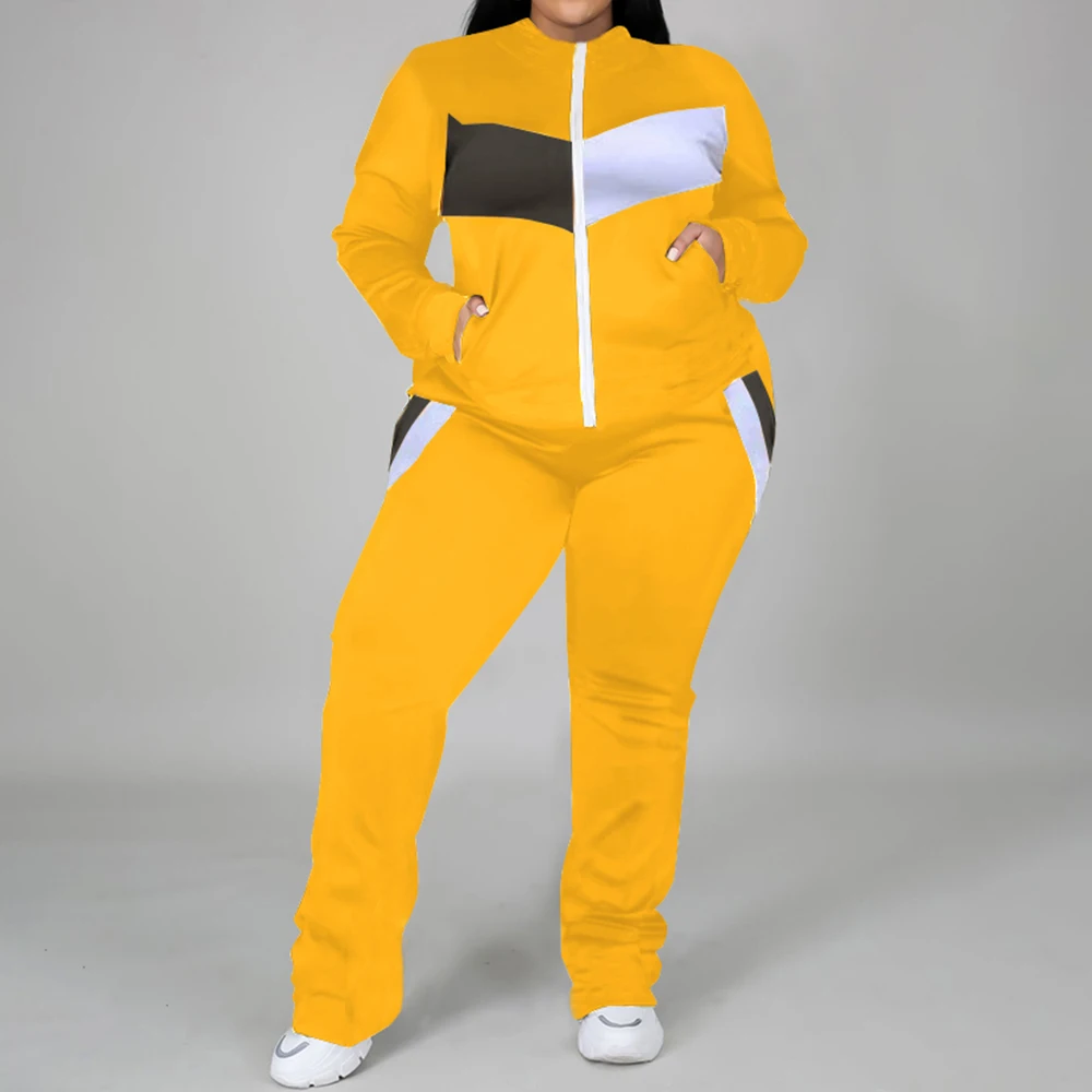 

Женский спортивный костюм с круглым вырезом, размеры до 5xl