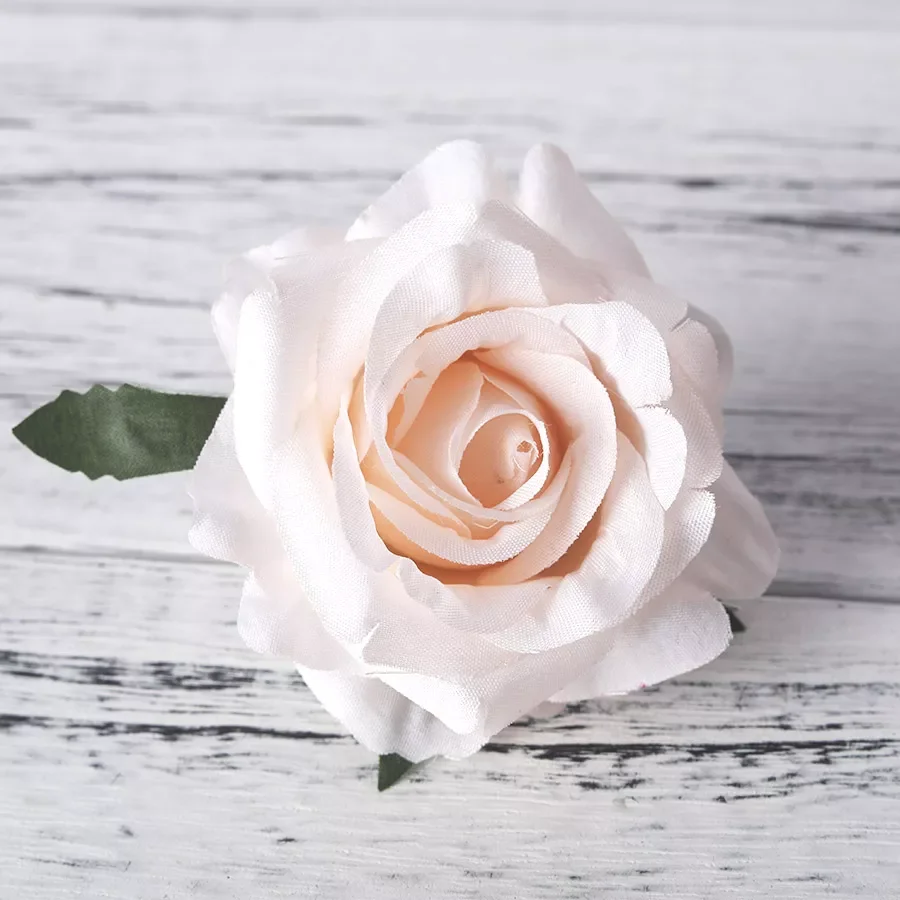 

5pcs artificial roses white silk fake roses flower faux heads high quality DIY wedding home decoration scrapbook accessories
