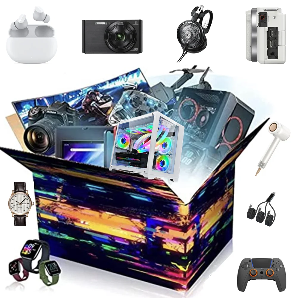 

Caja misteriosa de la suerte para fiesta de Navidad, caja ciega aleatoria