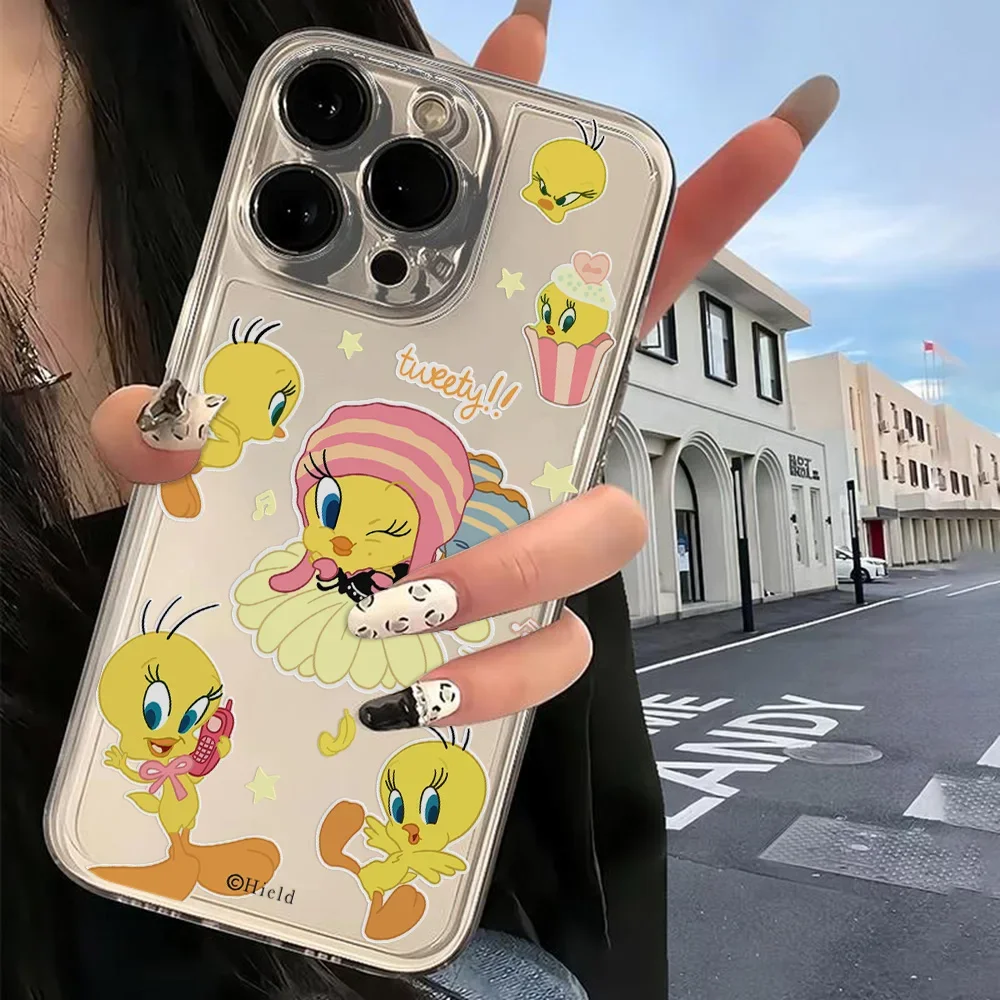 Чехол для телефона Cartoon Tweety Bird Piolin Xiaomi Redmi Note 13 12 12C 11 10 10C 13C 10s 9 9s 9A 9T 9C 8 7 Pro Max 4G 5G Cover