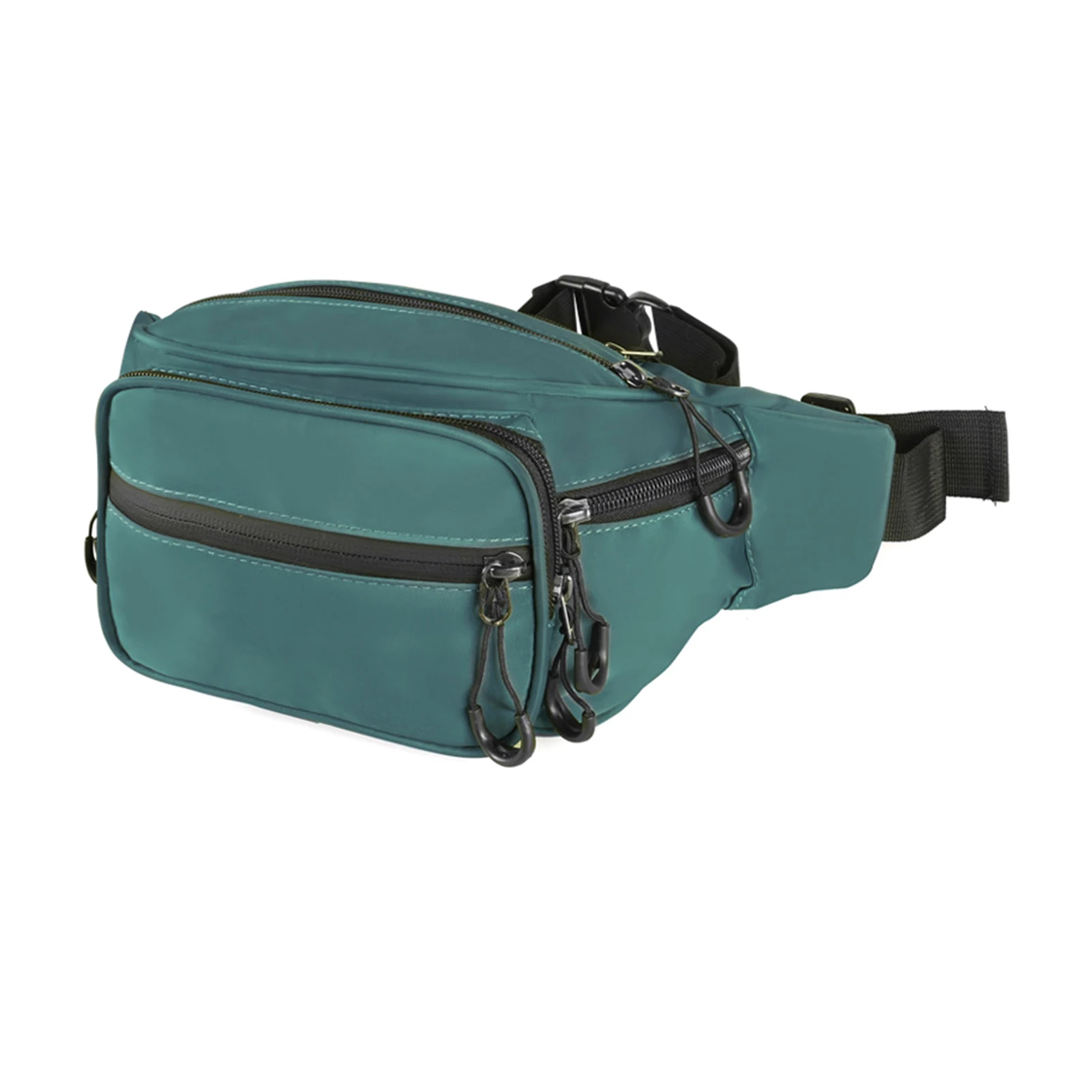 

Men Women Portable Waist Bag Hip Pouch Casual Running Purse Outdoor Sports Adjustable Belt Oxford Cloth Travel Hiking Fanny Pack
