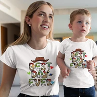 disneyland trip best day ever family matching clothes mom and son daughter vacation t shirt disney harajuku fashion kids tops
