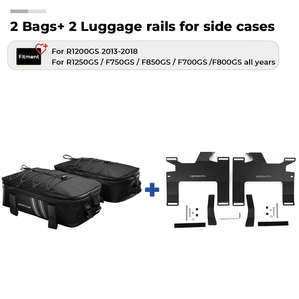 

Багажные направляющие KEMOMOTO для BMW Vario, чехол для BMW R1200 1250 GS R1200GS R1250GS LC ADV Adventure, багажные полки Vario, чехлы 2021