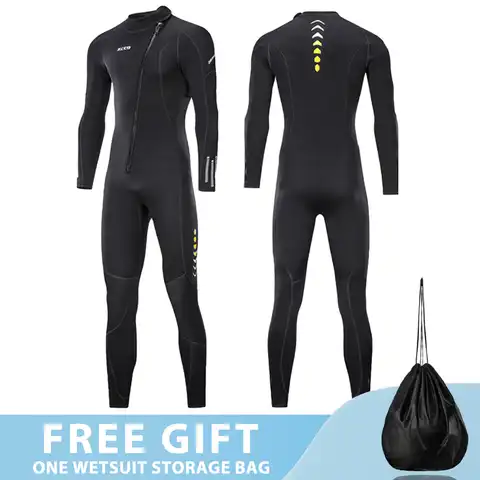 Неопреновый гидрокостюм для мужчин3 мм, мужской костюм для серфинга и дайвинга, мужской комплект для подводной рыбалки, вождения, кайтсерфи...