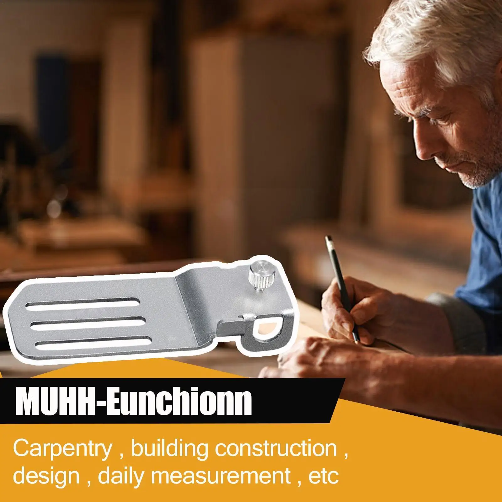 

Tape Measures Fixed Clip Easy Mark Scribe Drawing Lines Position Measurement Clamp Ruler Tools Fixing Flexible L2i2