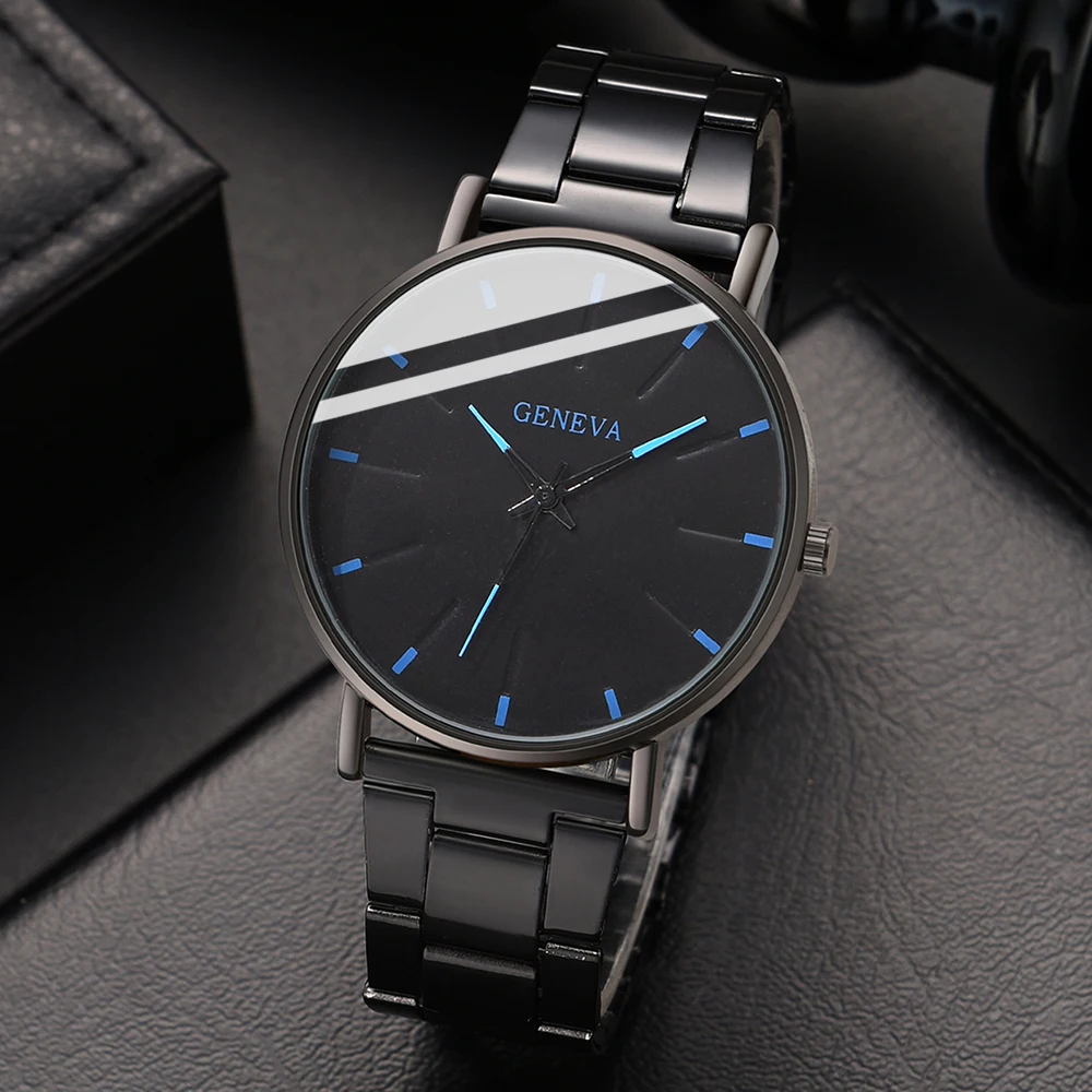 3 шт./комплект женские кварцевые часы с кожаным ремешком