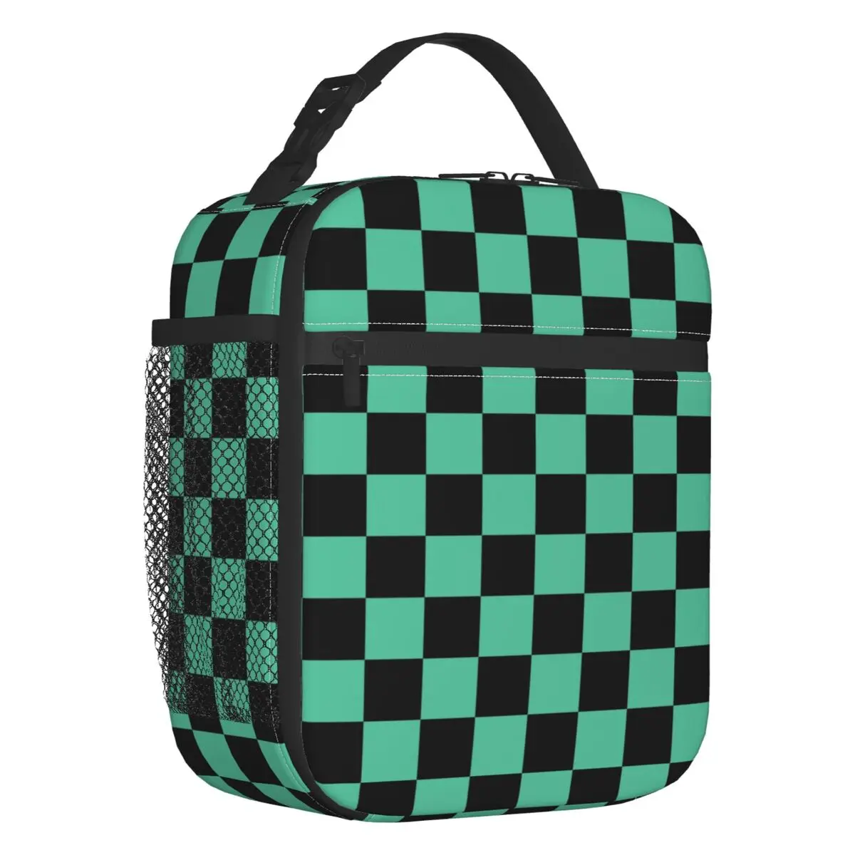 

Demon Slayer Tanjirou Kamado Insulated Lunch Bag for Work School Kimetsu No Yaiba Resuable Cooler Thermal Lunch Box Women Kids