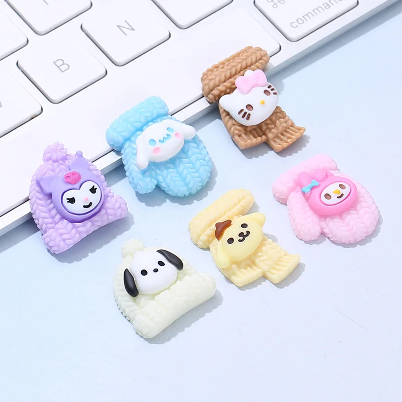 

Hellokittys Kawaii Anime Sanrio Diy Ornament Cartoon Cute Pachacco Kuromi Phone Case Material Tree Accessories Christmas Gift