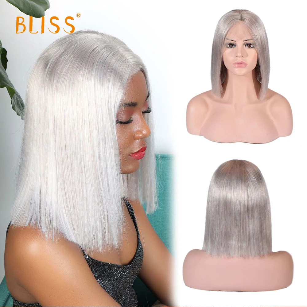 Bliss Bobo Short Straight Hair Cosplay Wig Orange 13