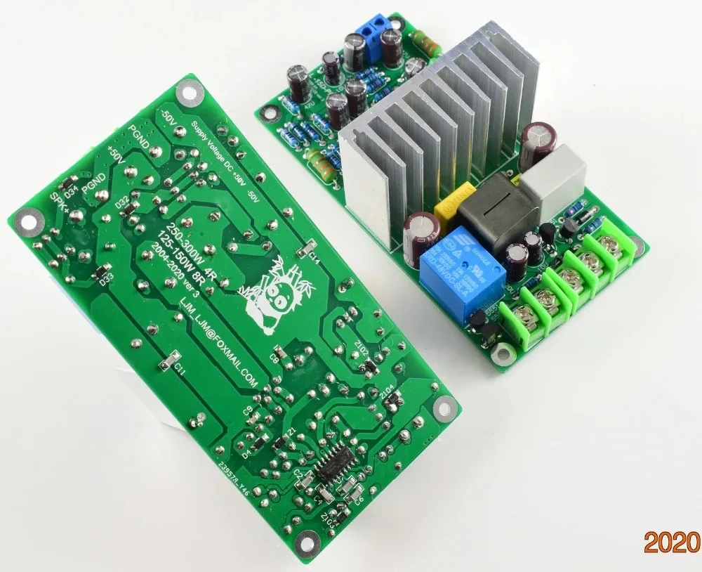 2 шт. L15D-PRO класса D IRS2092 IRFI4019 усилитель мощности стерео 300 Вт DIY комплект/готовая