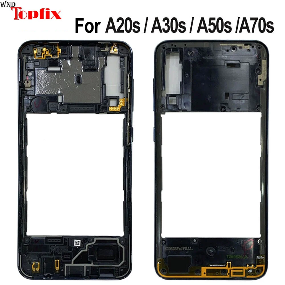 Для Samsung A20s A30s A50s A70s средняя рамка A107F A207F A307F A507F A707F средняя рамка средняя пластина Запасная часть