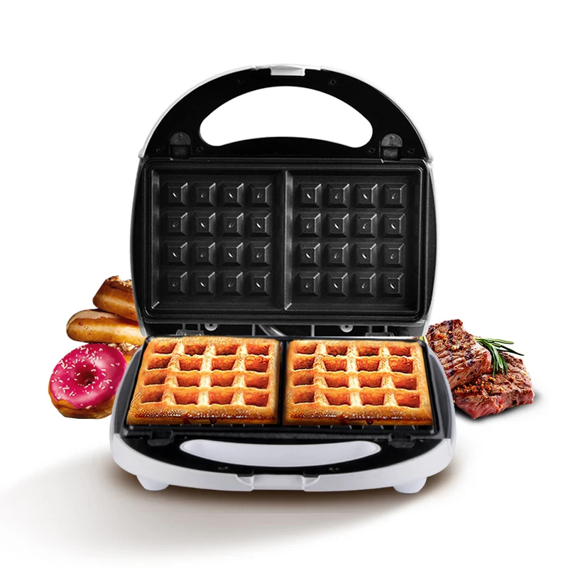 Household Electric Baking Pan Multi Mini Muffin Machine Intelligent Double Side Heating Waffle Maker Machine Egg Machine