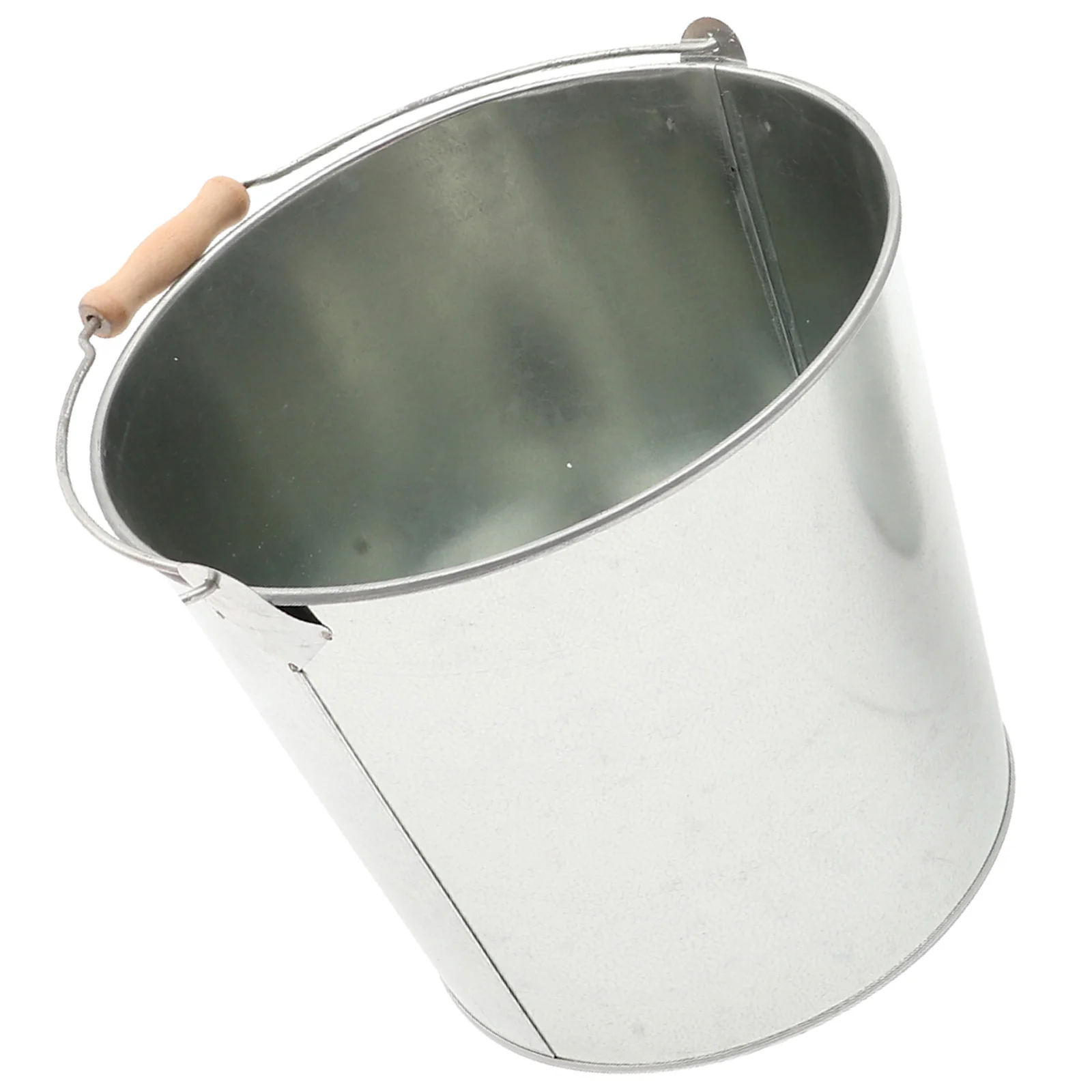 

Metal Fireplace Ash Bucket Stable Burn Barrel Paper Money Incinerator Outdoor Grilling Accessories