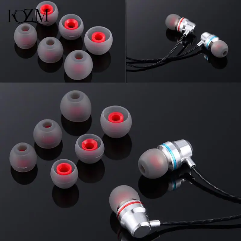 

Silicone Upgrade Headphone Eartips Noise Isolating With S M M- L Size