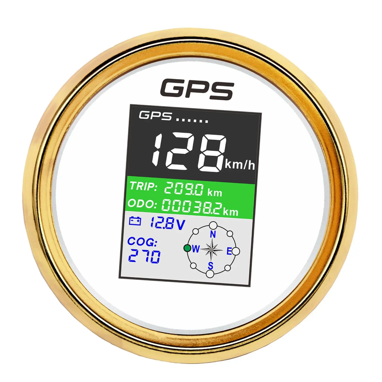 

Stainless Steel GPS Speedometer Waterproof with LED Indicator for Yachts Car