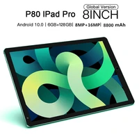 global version p8 tablet 8inch camera 8mp 16mp 8gb 256gb 4g tablets 10 core android 10 8800mah with pen tablet