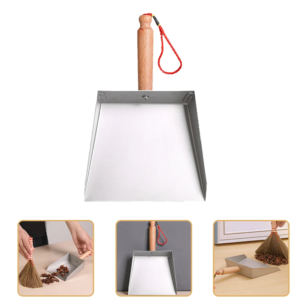 

Desktop Sweeper Dustpan Kitchen Pan Standing Pan Metal Dustpan