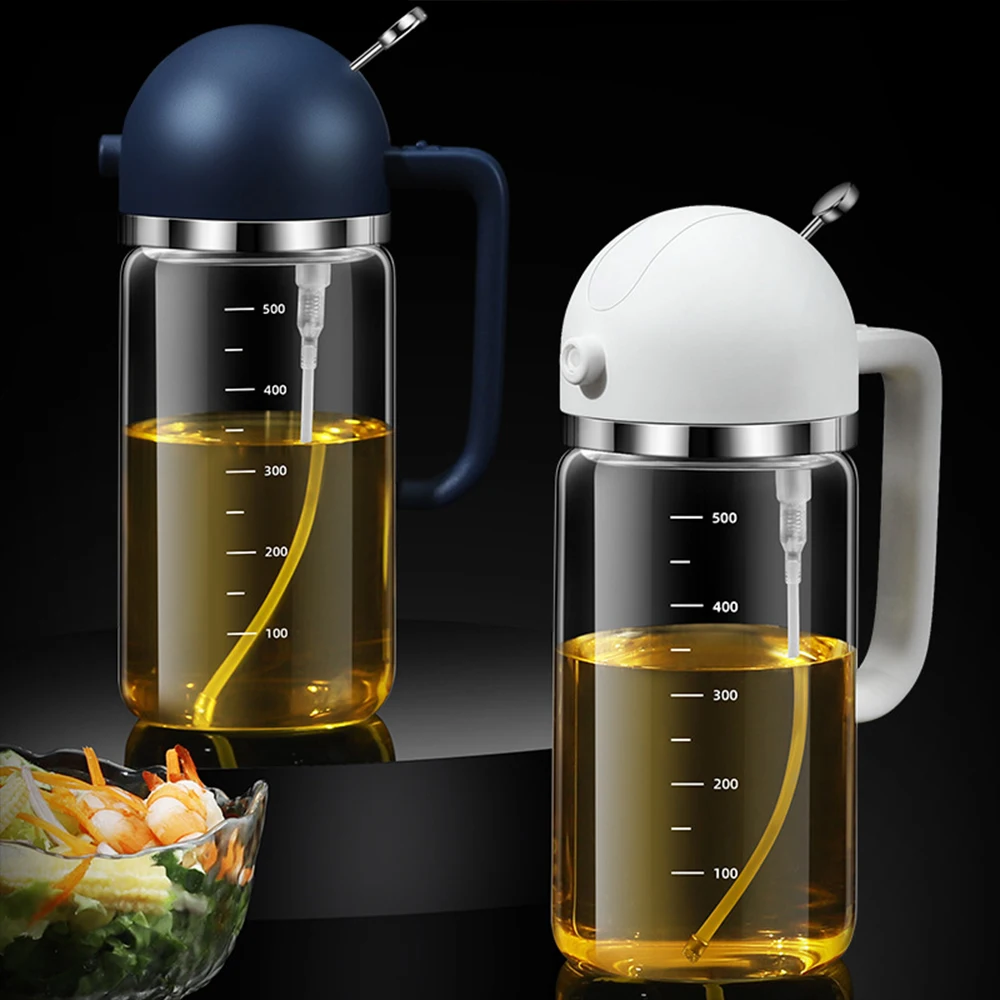 

Бутылка для масла 2 в 1, кухонный распылитель для приправ, уксуса, приготовления салатов, барбекю, распылитель тумана