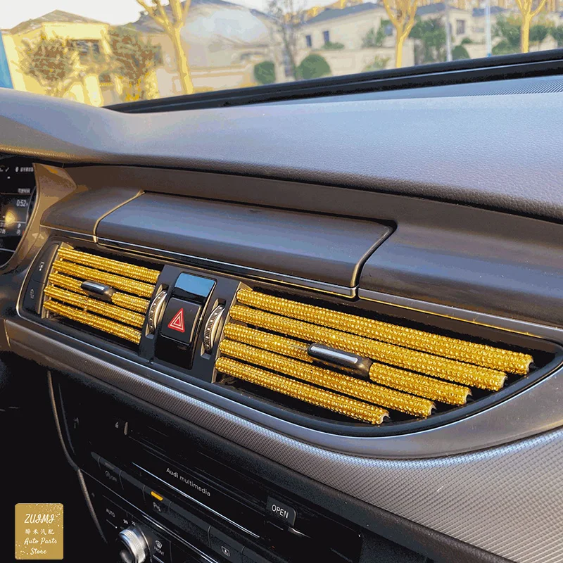 

Декоративная лента для автомобильного кондиционера, Модифицированная лента с зажимом для вентиляционного отверстия, 20 см, 10 штук