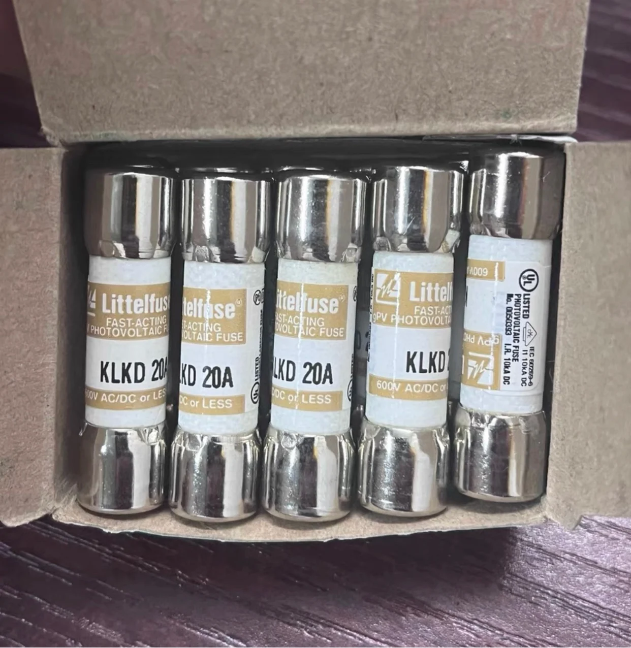 5 шт./KLKD 20A американский быстрый предохранитель 10*38/оригинальный импортный 20A600V