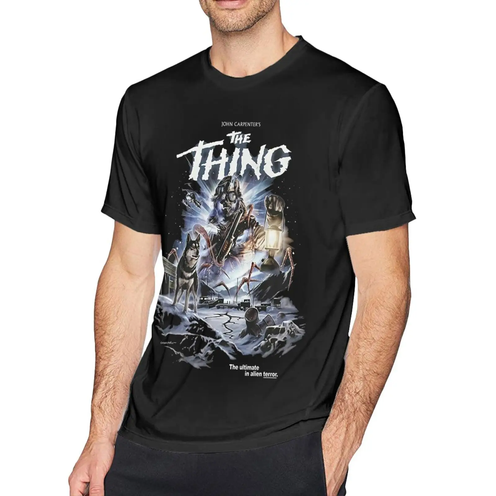 

Футболка The Thing John плотника The Ultimate для мужчин, футболки для женщин, футболка большого размера, мужские рубашки, блузка, мужские футболки, топы