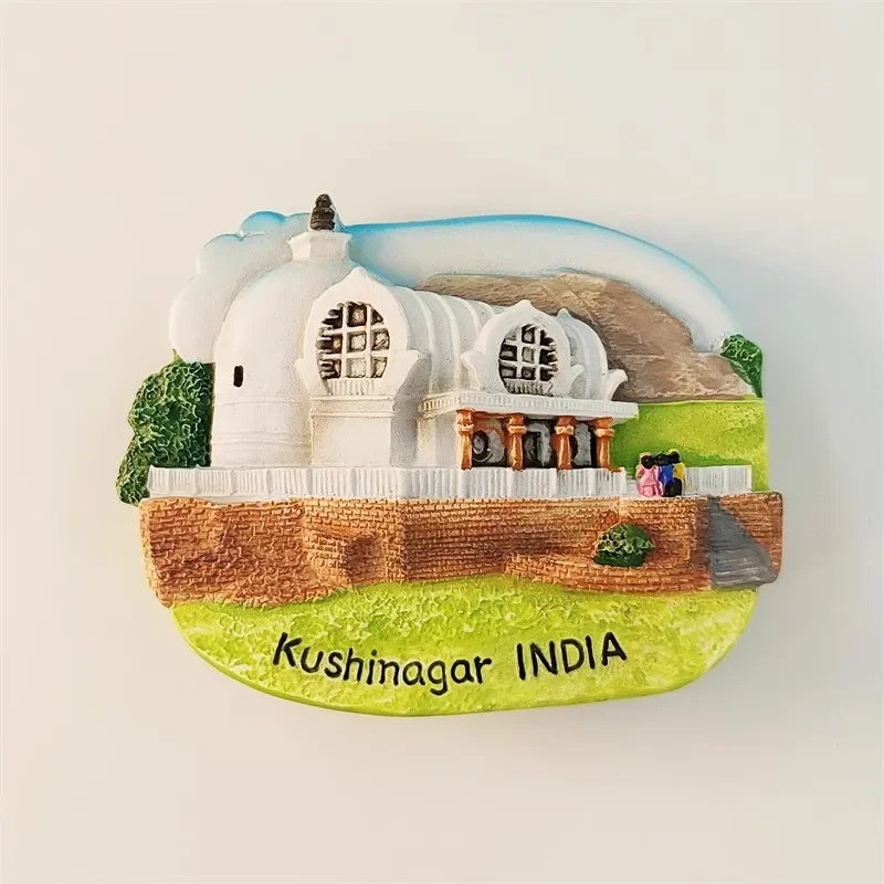 Индийские сувениры Jaipur Rajasthan Магниты на холодильник Chennai Kushinagar Bodh Gaya Jama вместо