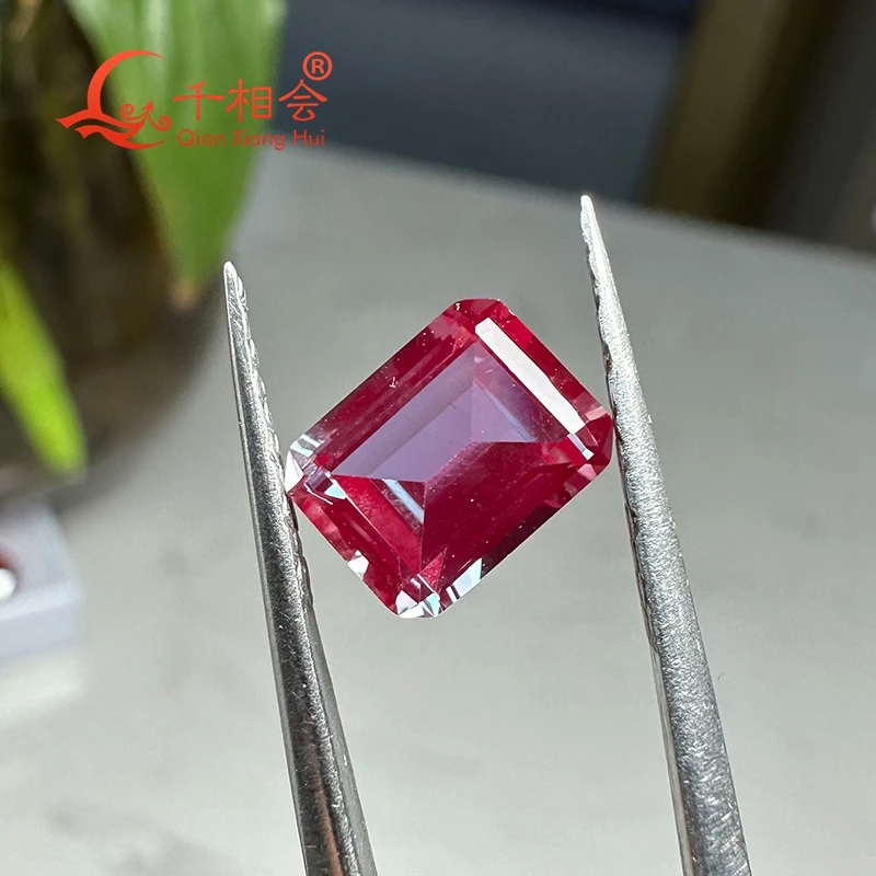 7*9mm emerald  shape  Tirafa Alexandrite  color   stone corundum  gem stone for jewelry making