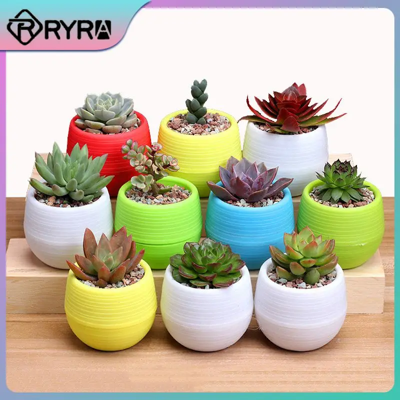 

2/4/5 шт., пластиковые горшки для цветов