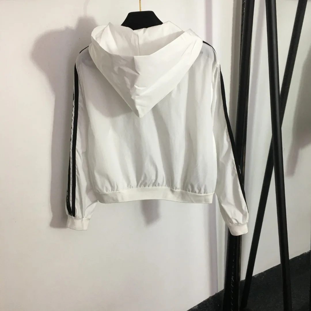 y2k 2023 New Tops Women's Long Sleeve Hooded Zipper Trench Coat + Elastic Waist Casual Shorts Pants Fashion  Clothes 4219